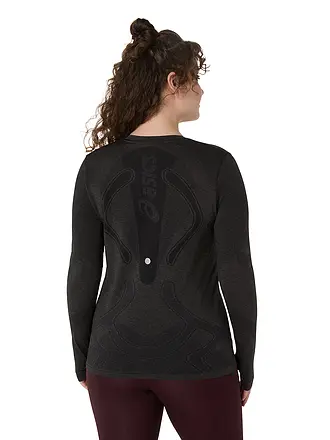 ASICS | T-shirt de course sans coutures Road pour femmes | schwarz